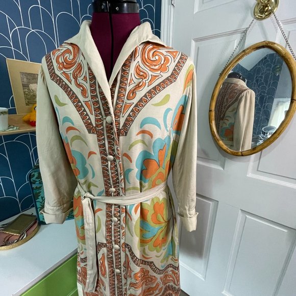 Vintage Mod Bernardo Button Up Dress - Picture 4 of 14